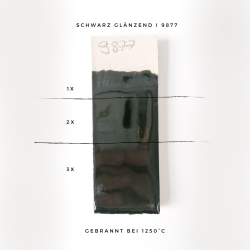 Črna sijaj glazura 9877 200 ml