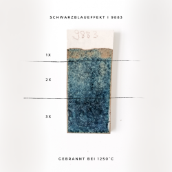 Efekt črnomodra glazura 98838 800 ml